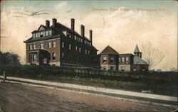 Delaware State Hospital, Wilmington, Delaware Postcard Postcard Postcard