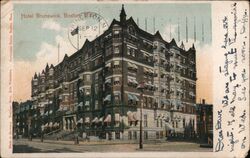 Hotel Brunswick, Boston, MA Postcard