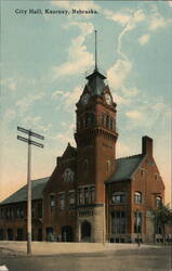 City Hall, Kearney, Nebraska Postcard