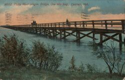 Platte River Wagon Bridge, Kearney, Nebraska Postcard