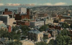 Bird's-Eye View of Omaha, Nebraska Postcard Postcard Postcard