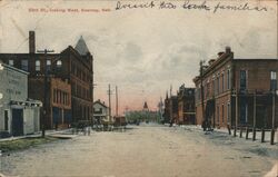 23rd St. Looking West, Kearney, Nebraska Postcard