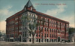 Fraternity Building, Lincoln, Nebraska Postcard Postcard Postcard