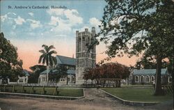 St. Andrew's Cathedral, Honolulu, Hawaii Postcard Postcard Postcard