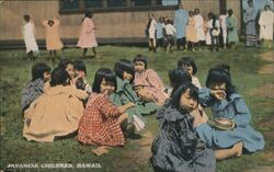 Japanese Children, Hawaii Postcard Postcard Postcard