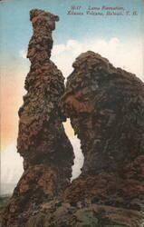 Lava Formation, Kilauea Volcano, Hawaii Postcard