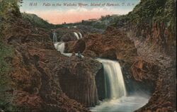 Falls in the Wailuku River, Island of Hawaii Postcard