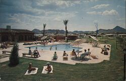 Holiday Isle Mobile Home Resort, Pool, Tucson, Arizona Postcard Postcard Postcard