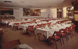 Dining Room with Coronet WONDERFOLD Chairs Postcard