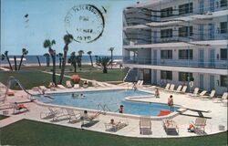 Coral Reef Motel, Pool, St. Petersburg, Florida Postcard Postcard Postcard