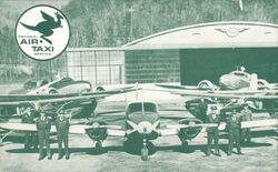 Greenbrier Airlines Fleet and Pilots at Hangar Postcard