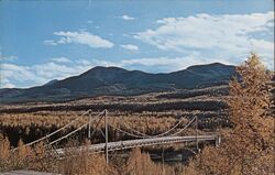 Laird River Bridge, Mile 496 Alaska Highway, British Columbia Postcard