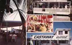 Castaway Restaurant, Marathon, Florida Keys Postcard