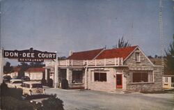 Don-Dee Court and Restaurant, New Market, Virginia Postcard