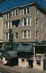 Hotel New Brady, Atlantic City, NJ Postcard