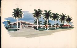 Driftwood Motor Lodge and Howard Johnson's, Fort Myers, Florida Postcard