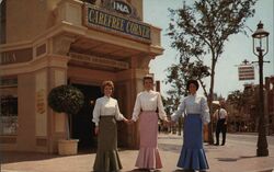 Carefree Corner in Disneyland Postcard