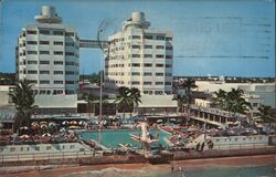 Sherry Frontenac Hotel, Miami Beach, Florida Postcard