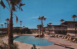 Pool Area at Sands Hotel San Diego, CA Postcard Postcard Postcard