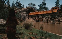 Mine Train, Bear, Disneyland, Frontierland Anaheim, CA Postcard Postcard Postcard