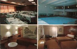 Howard Johnson's Motor Lodge, Urbana, Illinois Postcard