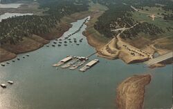 Lake Don Pedro Marina, Tuolumne County, California Postcard