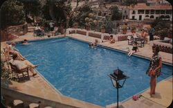 Hotel Rancho Telva Pool, Taxco, Mexico Postcard