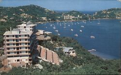 1950s Panoramica De La Bahia De Acapulco, Mexico Guerrero Postcard Postcard Postcard