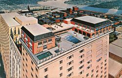 Sky Terrace atop The Monteleone Hotel, New Orleans French Quarter Louisiana Postcard Postcard Postcard