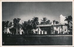 Home of James M. Cox, Miami, Florida Postcard Postcard Postcard