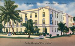 Gotham Hotel, Miami Beach, Florida Postcard Postcard Postcard