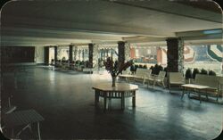 Pococabana Lodge Interior, Minsihk Hills, PA Postcard