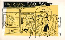 Russian Tea Room Restaurant, 150 West 57th St. New York, NY Postcard