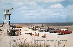 New Smyrna Beach, Florida - World's Safest Bathing Beach Postcard