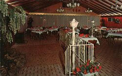 Moore-Dale Resort Dining Room, Bailey, Colorado Postcard