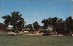 The Elms Motel, Joplin, Missouri Postcard