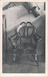 Big Horn Chair, Morse Museum, Warren, NH Postcard