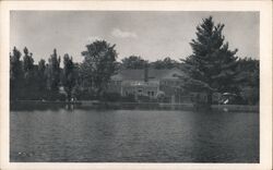 Morse Museum, from center of trout pond, Warren, NH Postcard