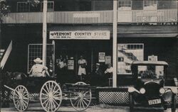 Orton's Vermont Country Store, Weston, VT - 1921 Ford Model T Postcard Postcard Postcard