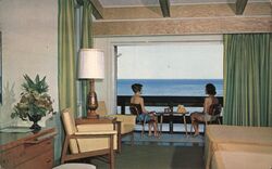 Gay Vacationer Motel, Oceanfront Room, Virginia Beach, VA Postcard