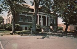 Maquoketa Free Public Library, Maquoketa, Iowa Postcard