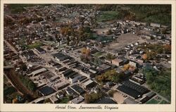 Aerial View, Lawrenceville, Virginia Postcard