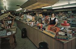 Frankenmuth Cheese Haus Interior, Frankenmuth, Michigan Postcard