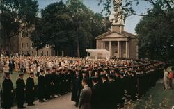 Colgate University First Outdoor Commencement Hamilton, NY Bob Wyer Postcard Postcard Postcard