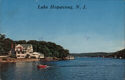 Lake Hopatcong, NJ - Arrowcrest Hotel - Vintage Postcard Postcard