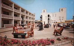 Castle in the Sand Motel, Ocean City, Maryland Postcard