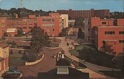 John F. Kennedy Plaza, University of Dayton Postcard