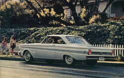 1964 Ford Falcon Futura Sports Coupe Garden Grove, CA Postcard Postcard Postcard