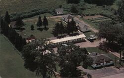 Arden Motel, Cazenovia, NY - Aerial View New York Postcard Postcard Postcard