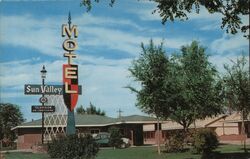 Sun Valley Motel Worland, WY Postcard Postcard Postcard